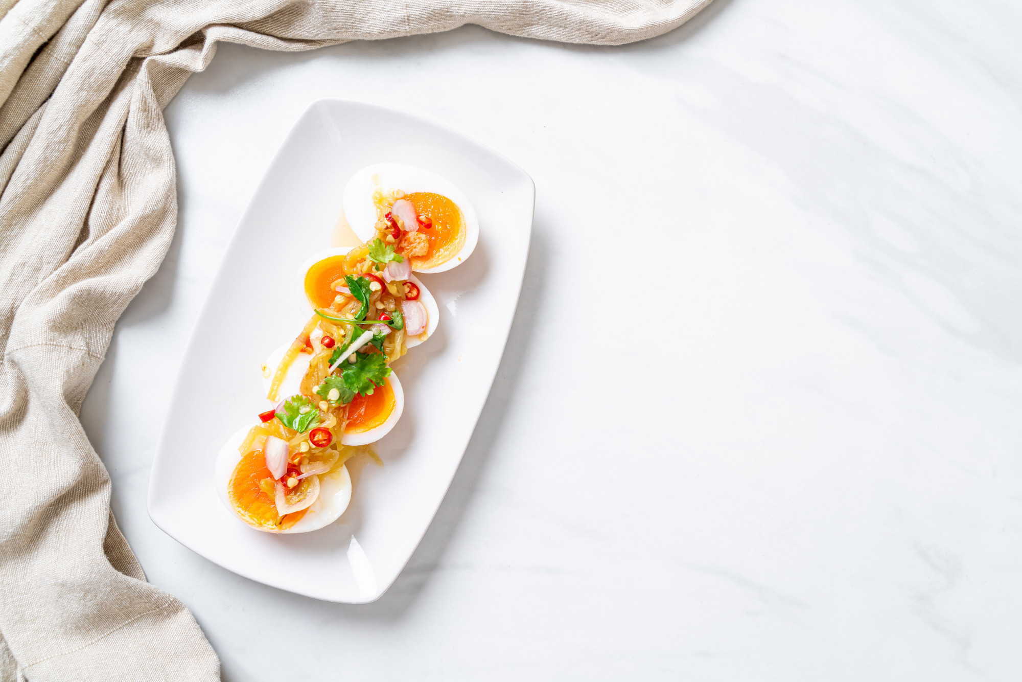 Composizione elegante di antipasto